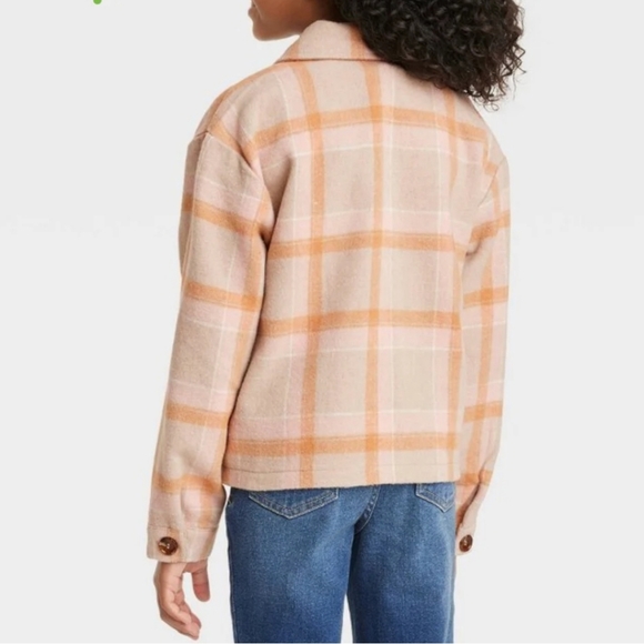 The Mandalorian Plaid Grogu Flannel Jacket / Shacket Button Down Size XL 14/16 - Picture 2 of 15